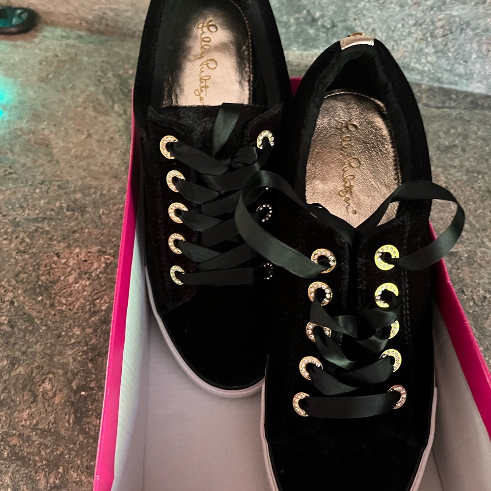 Suede sneakers